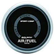 Autometer Sport-Comp Air/Fuel Ratio Gauge Lean/Rich Electric LED Style - 2 1/16 Inch, AU3375