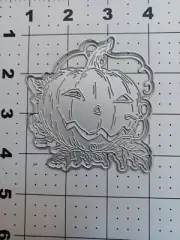 Universal Thin Metal Die Cut Tool Emboss Pumpkin Halloween Jack o lantern Patch
