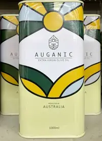 在飛比找Yahoo!奇摩拍賣優惠-澳洲 Auganic澳根尼特級初榨橄欖油1000ml 到期日