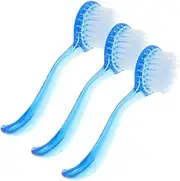 OSOLADY 3pcs Horn Brush Face Wash Scrubber Facial Cleansing Brush for Women Face Brush with Cap Cat Facial Cleansing Brushes Deep Cleansing Brush Facial Care Brush Plastic Sky-blue