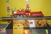 NIB Bachmann Budweiser, 2-6-0 Steam Locomotive Engine Tender On30 Scale
