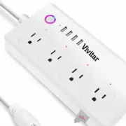 Smart Plug Power Strip 4 Outlets + 4 USB Ports works with Alexa and Google Home