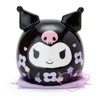 在飛比找Yahoo!奇摩拍賣優惠-♥小公主日本精品♥Kuromi庫洛米圓形造型陶製存錢筒-達摩