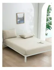 [Dreamaker] Micro Flannel Combo Fitted Sheet Set in Stone