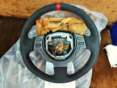New Genuine Nismo Alcantara Steering Wheel w Control Module For R35 GTR