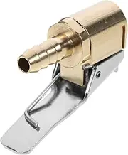 Air Pump Adapter Pump Valve Adapter Thread Inflator Nozzle Motorcycle Air Chuck Lever Plug Accessory Car Valve Lever Plug Connector Clip-on Motorcycle Chuck Supply Copper