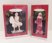 1997 & 1998 Hallmark Marilyn Monroe Keepsake Ornament Collector's Series