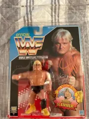 WWF Series 3 1992 Greg Valentine Signed Hasbro JSA w/ Case WWE