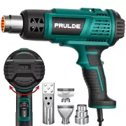 PRULDE Heat Gun - Variable Temperature Settings, Hot Air Gun with 6.56Ft UL C...