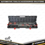 4 Pcs of PK Tool Pry Bar Set - Straight & 45 Deg & 75 Deg & 90 Deg Bend Pry Bar