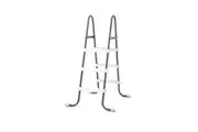 Intex 91cm Frame Steel Step Ladder Accessory For Above Ground Swimming Pool Grey