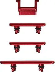 for iPhone 11 Power Button and Volume Button Replacement Side Key Button Replace Silence ON Off Mute Control Button Fix Model: A2111 A2221 A2223 (Red)