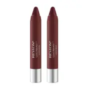 2x Revlon Colorburst Matte Lip Balm 2.7g 265 Fierce