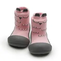 在飛比找蝦皮商城優惠-學步鞋-韓國Attipas-快樂學步鞋-粉色貓頭鷹-襪型鞋