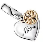 Authentic Pandora Family Tree & Heart Charm 799366C00