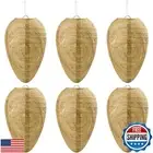 Qumenan 3 Pack Mini Size Paper Wasp Nest Decoy Hanging Fake Wasp Nest for Was