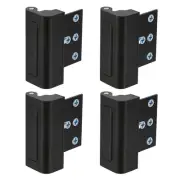 4pcs Home Security Door Lock Reinforcement 3 Inch Stop Withstand 800lbs