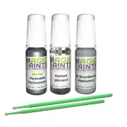 Touch-Up Paint Set Suitable For OPEL 176 / GAN Argonsilver + Clear Coat + Primer