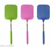 Aussie Fly Swat Extendable Handle Telescopic Insect Metal Caravan Swatter AAA