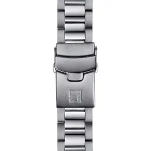 【TISSOT 天梭】Seastar 1000 海洋之星300米潛水機械錶-灰/43mm 送行動電源(T1204071108101)