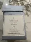 EVERHOME Egyptian Cotton King Fitted Sheet 700 Thread Count Light Blue.