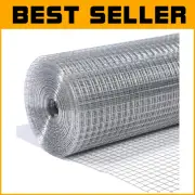 Sturdy 1/2" Galvanized Wire Mesh for Chicken Coops & Garden Projects, 24" x 100'