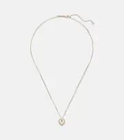 [Suzanne Kalan] Suzanne Kalan 18kt gold heart necklace with diamonds One Size gold