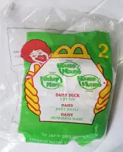 McDonald's Happy Meal toy plush #2 House of Mouse DAISY DUCK 2001-New