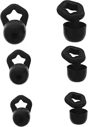 3 Pairs Reusable Silicone for Noise Cancellation Comfortable for Sleeping Travel Concerts and Swimming Portable Sound Insulation for Enhanced Focus