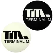 Slipmats Terminal M Black White Monika Kruse 1 Pair