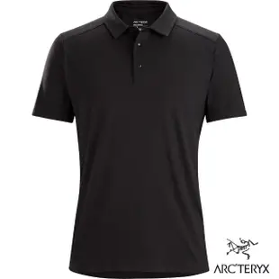 【Arcteryx 始祖鳥】男 Captive 短袖 POLO衫(黑)