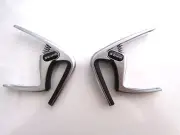 Two Silver Acoustic Ukulele Quick Change Tune Key Capo Clamp K8-U