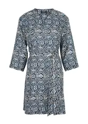 S Max Mara Uriell Printed Silk-satin Mini Dress - Blue - 10 (UK10 / S) 10 (UK10 / S)