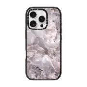 iPhone 16 Pro Impact Case MagSafe Compatible Grey Purple Marble
