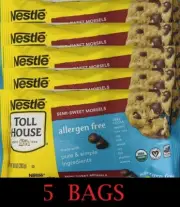 5x Nestle Toll House ALLERGEN FREE Semi Sweet Morsels Chocolate Chips 10oz 5 BAG