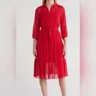 New, Button Front Dress Nanette Lepore. Sz 6