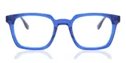 Square Full Rim Plastic Men's Glasses Blue, Size 50 - Lenses Included - Private Health Rebate - Blue Light Block Available - Arise Collective
