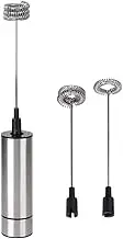 Milk Frother Handheld Foam Maker Stainless Steel Coffee Stirrer Mixer Blender Electric Egg Beater Milk Frother Kitchen Utensils for Home Office