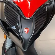 Resin Bike Motorcycle Sticker Compatible with Ducati Multistrada 950 V2 and V2S 2022. Bug Protection from Bumps and Scratches. Pair of 3D Resin Adhesive Stickers - Made in Italy