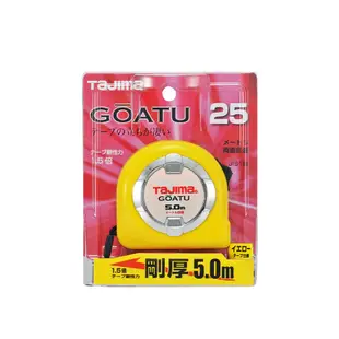 日本 田島Tajima 剛厚捲尺 5米 x 25mm/ 公分 GAL25-50BL｜ASTool 亞仕托