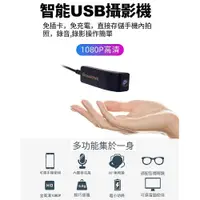 在飛比找蝦皮購物優惠-台南PQS 現貨 1080P高畫質 智能 USB攝影機 眼鏡