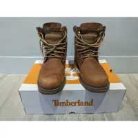 在飛比找蝦皮購物優惠-Timberland 男款中棕色全粒面革經典靴 6851B 