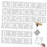 1 Inch Letter Stencils Kit, Alphabet Art Craft Stencils, Font Sizes:1 Inch