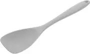 Generic Silicone Kitchen Spatula Turner Non Stick Cooking Utensil for Baking Mixing Food Grade Silicone Material Comfortable Grip with Hanging Grey Color