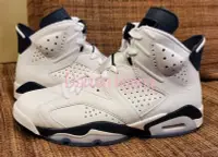 在飛比找Yahoo!奇摩拍賣優惠-AIR JORDAN 6代 白藍 US:9