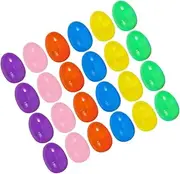 KOMBIUDA Easter Egg Hunt Supplies: 60pcs Bulk Fillable Eggs Plastic Jumbo Easter Eggs Candy Boxes Easter Decorations