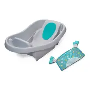 Ingenuity Summer By Ingenuity Deluxe Baby Newborn Comfy Bath Tub Gray 0m+
