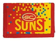 Gold Coast Suns AFL Money Wallet Coin Note and Card Compartments