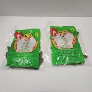 McDonald's Ty Teenie Beanie Baby Claude The Crab 1993 Tag/1999 Package #9