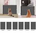 Retractable Baby Dog Gate Cat Door Barrier Fence for Indoor Outdoor Hallways